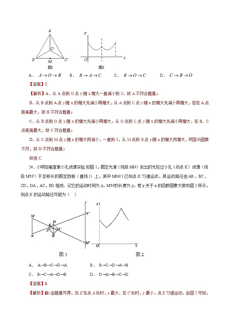 中考数学典例精做题集专题08 函数与图像（2） 中考数学典例精做题集（教师版）03