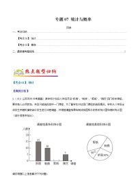 2022年中考数学二轮热点题型演练专题07 统计与概率