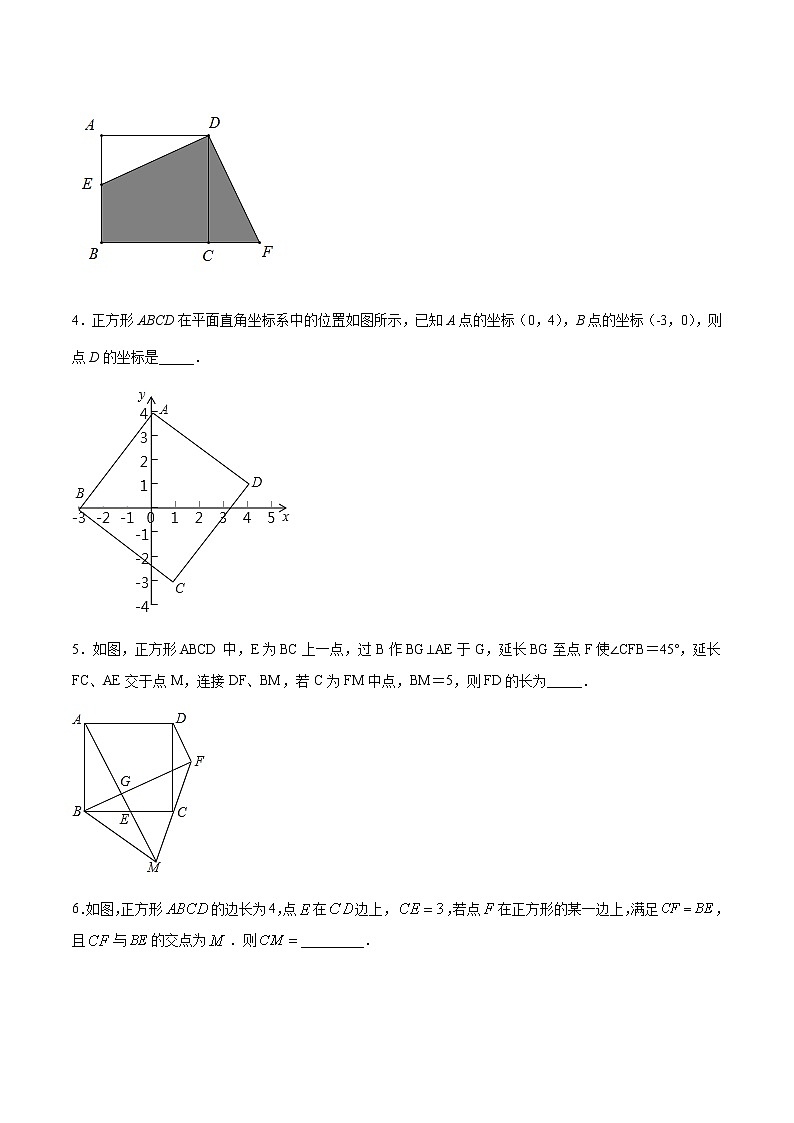 专题31第6章四边形之与正方形有关的垂线备战2022中考数学解题方法系统训练（全国通用）（原卷版）第2页