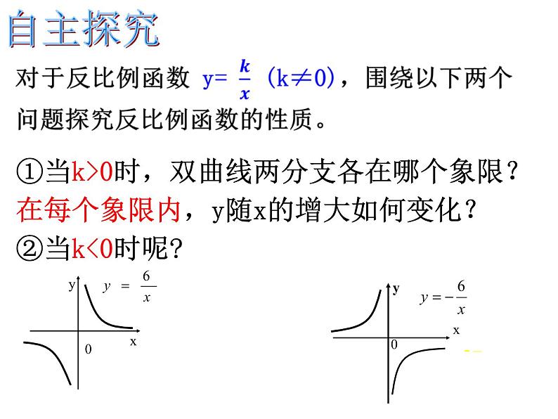 初中数学人教版九年级下册反比例函数课件第7页