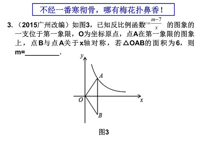 初中数学人教版九年级下册反比例函数的图象和性质的应用1课件04