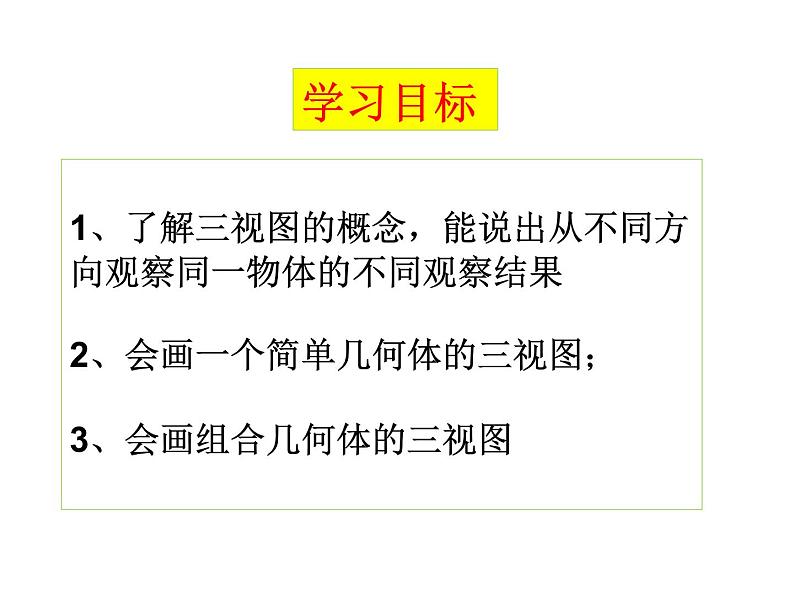 初中数学人教版九年级下册 三视图1课件第2页
