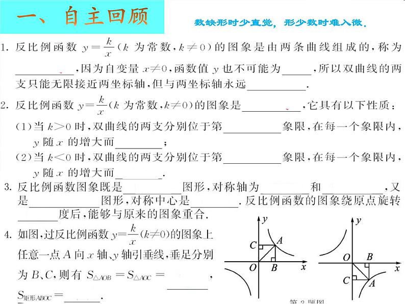 初中数学人教版九年级下册反比例函数的图象和性质的应用课件02