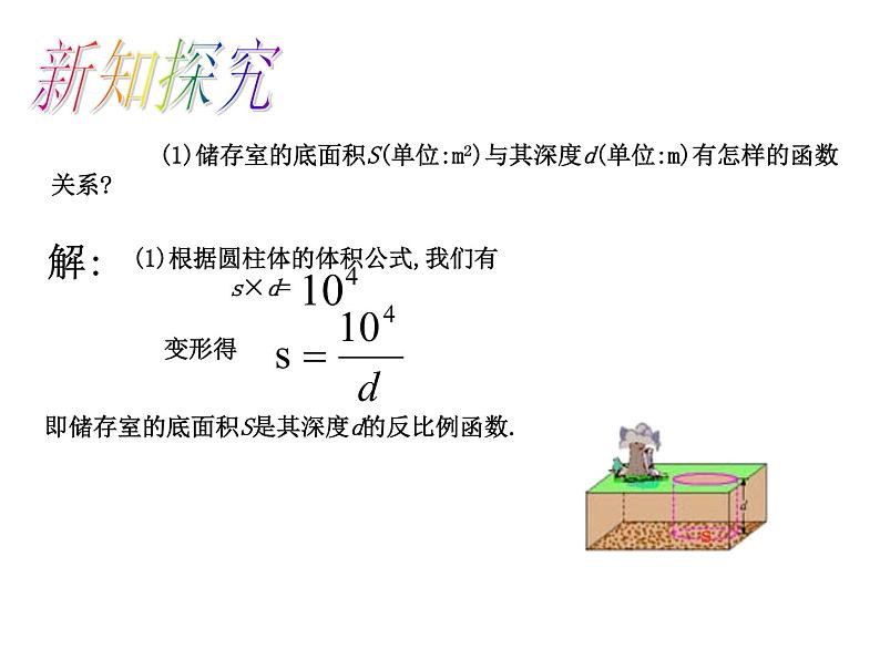 初中数学人教版九年级下册反比例函数在实际中的应用3课件第7页