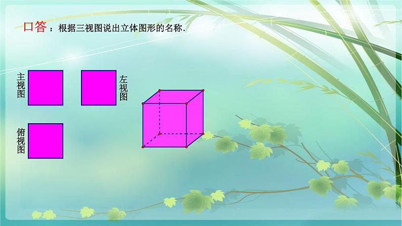 初中数学人教版九年级下册例5立体图形展开图三视图课件03