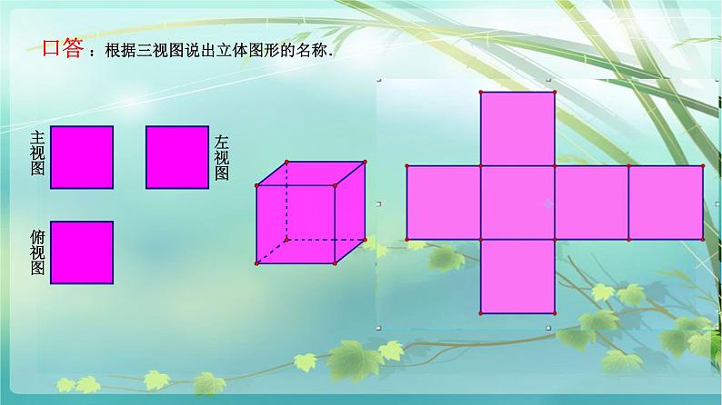 初中数学人教版九年级下册例5立体图形展开图三视图课件04