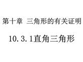 鲁教版（五四制）七年级下册数学 10.3直角三角形（1）课件