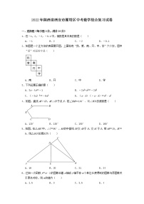 2022年陕西省西安市雁塔区中考数学综合复习试卷