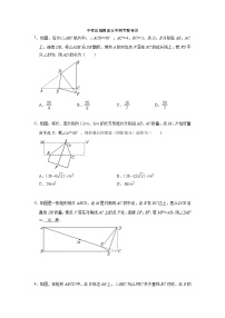 2022年中考高分冲刺压轴题专题特训-折叠问题