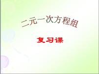 数学七年级下册1 二元一次方程组复习ppt课件