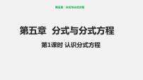 初中数学北师大版八年级下册4 分式方程教课课件ppt