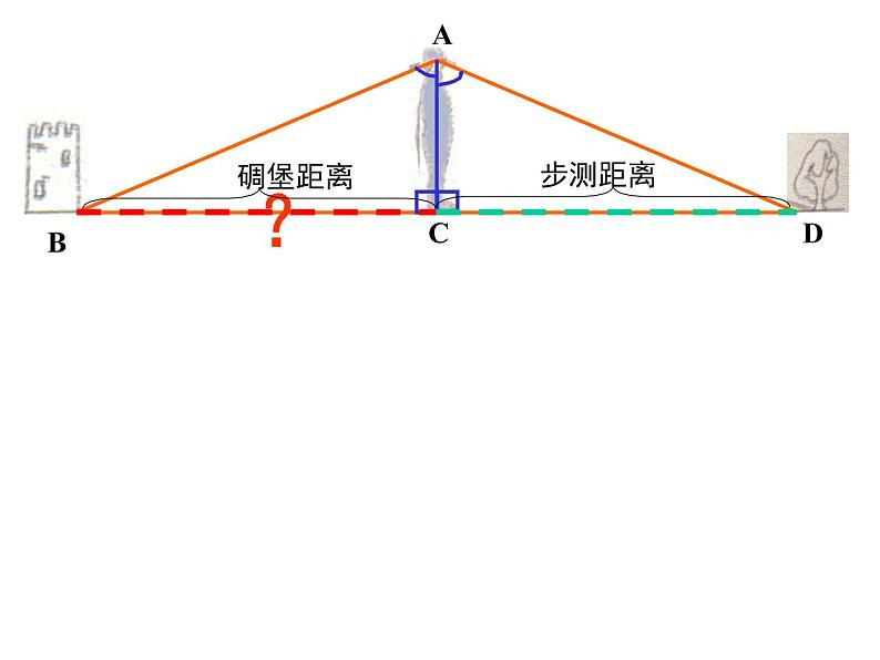 2022年北师大版七年级数学下册第4章第5节利用三角形全等测距离课件 (3)第5页