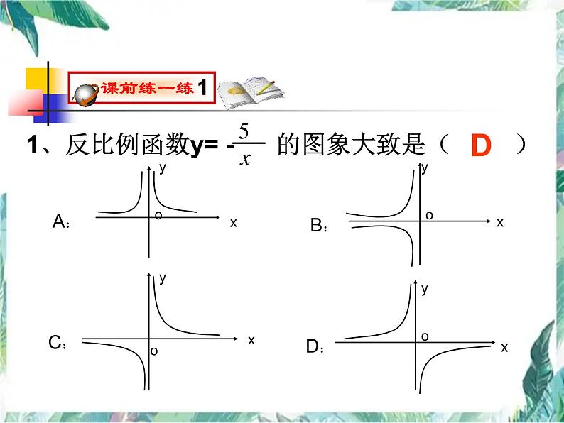 反比例函数复习公开课课件PPT第2页