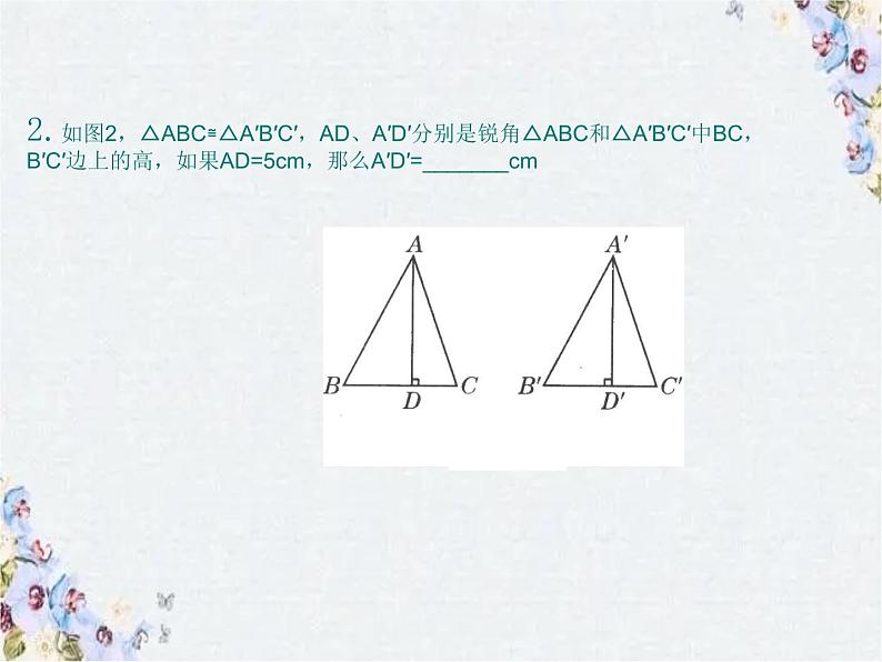 中考数学全等三角形的复习课课件05