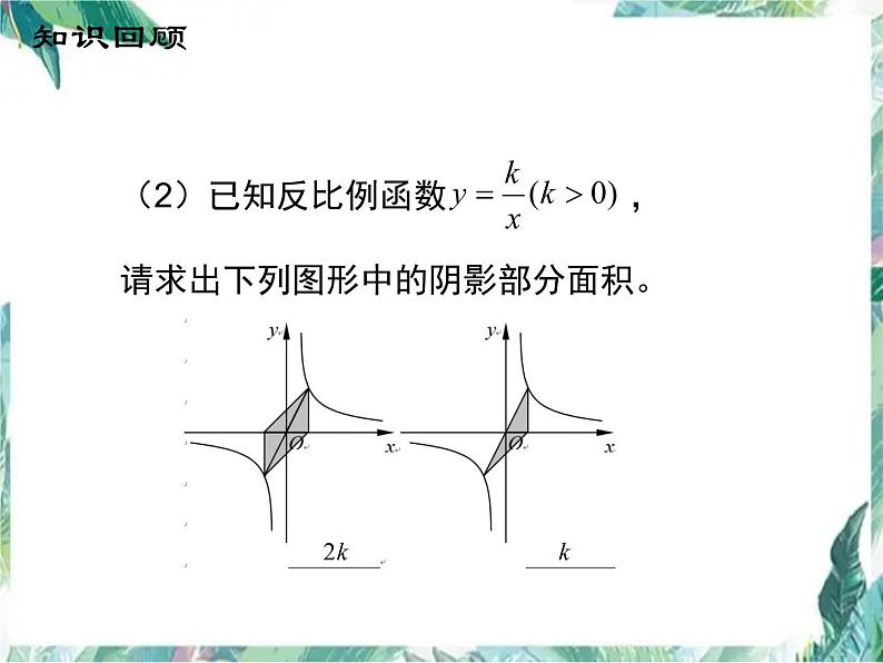 中考数学复习 反比例函数与几何图形综合题问题课件PPT第5页