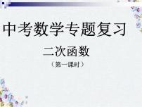 中考数学专题复习二次函数课件