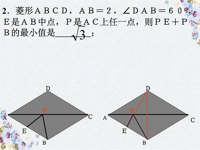 中考数学 特殊平行四边形 复习课 精品课件第8页