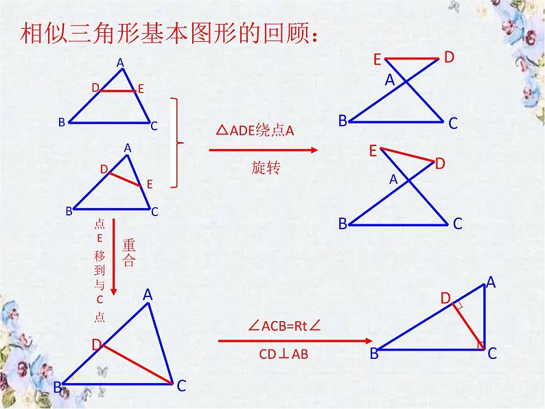 中考数学 相似三角形复习课件PPT第6页