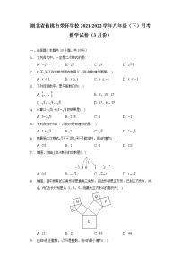 湖北省仙桃市荣怀学校2021-2022学年八年级（下）月考数学试卷（3月份）（含解析）