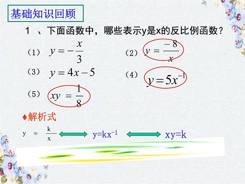 反比例函数复习课 课件PPT08