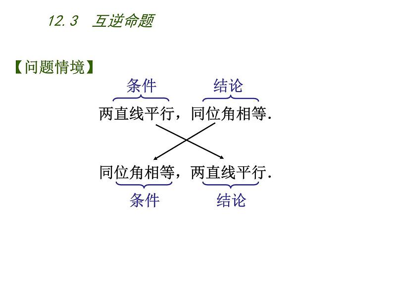 苏科版七年级下册数学课件 12.3互逆命题第2页