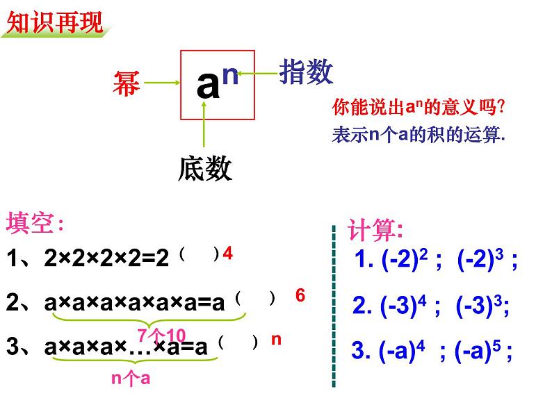 苏科版七年级下册数学课件 8.1同底数幂的乘法第3页