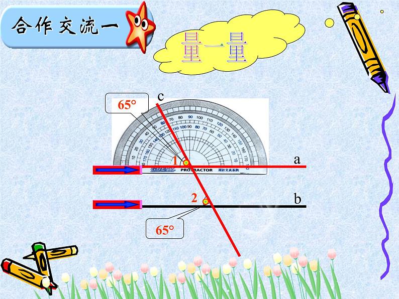 苏科版七年级下册数学课件 7.2探索平行线的性质06