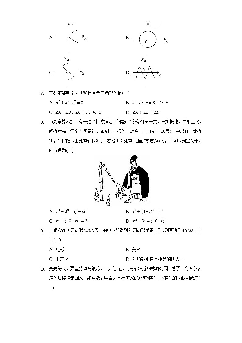 2021-2022学年湖南省长沙市天心区湘郡培粹实验中学八年级（下）第一次月考数学试卷（含解析）第2页