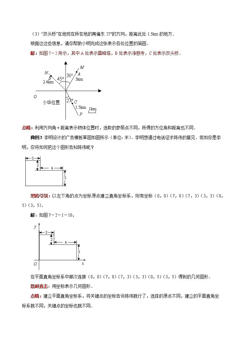 第08讲 平面直角坐标系高频考点及2021中考真题链接（解析版）-2021-2022学年七年级数学下册常考点（数学思想+解题技巧+专项突破+精准提升）第2页