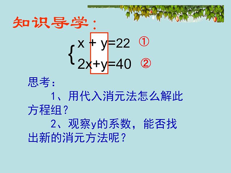 2022年人教版七年级数学下册第8章第2节消元——解二元一次方程组课件第5页