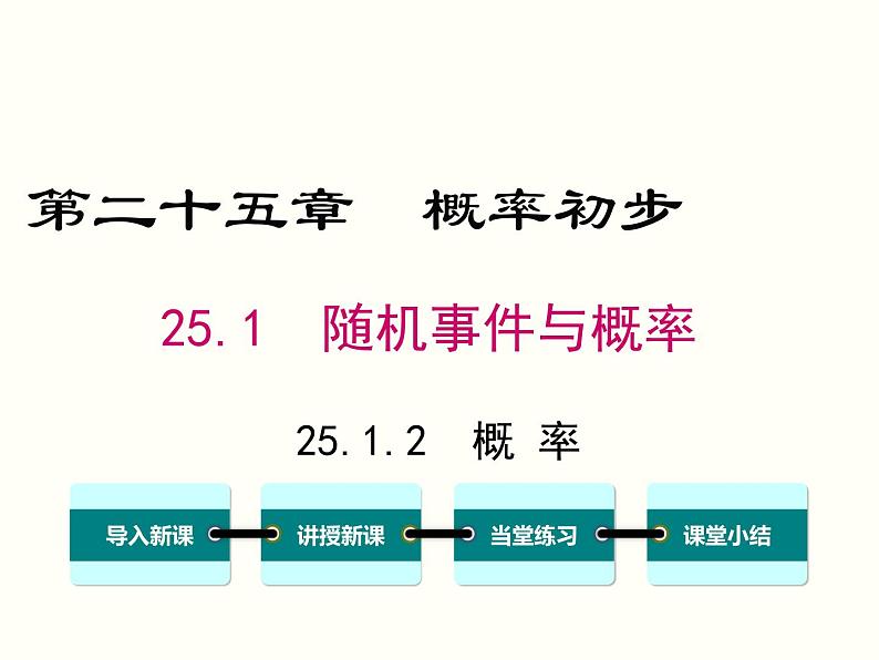 25.1.2 概率课件PPT01