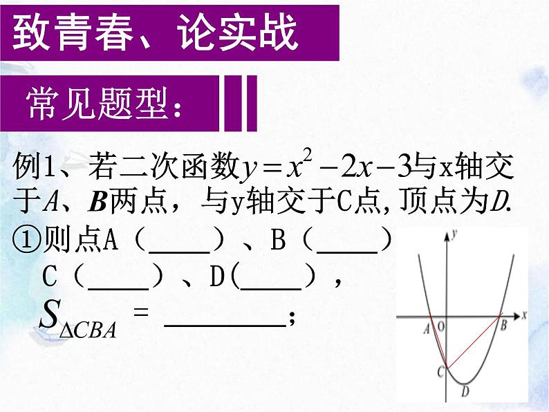 中考专题复习之二次函数示范课课件第5页