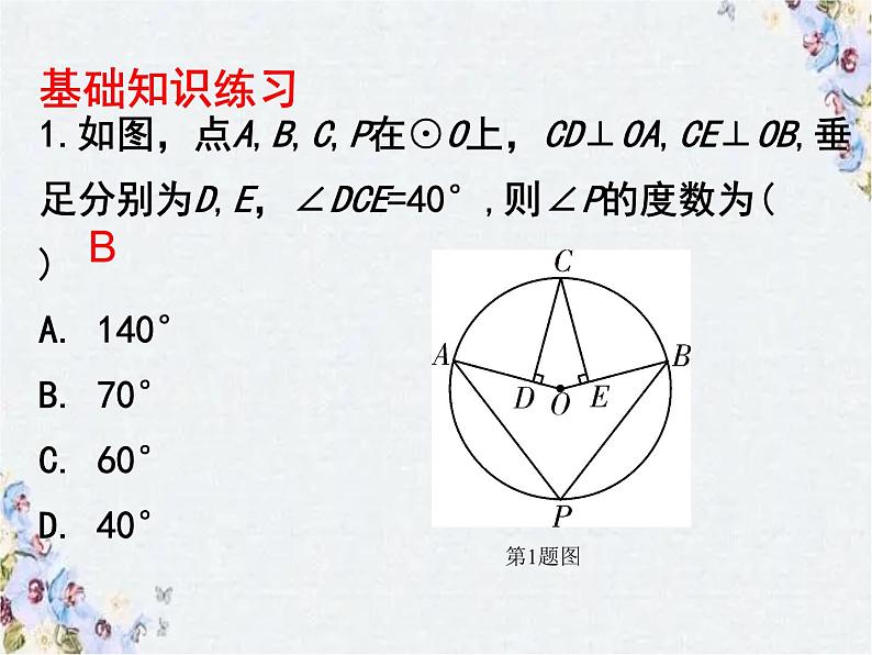 中考数学复习 以圆为背景的特殊四边形动态探究题 优质课件第6页