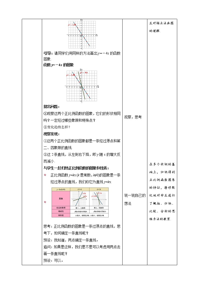 人教版八年级数学下册--《19.2.1 正比例函数  第2课时》同步精品教案03