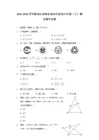 2021-2022学年黑龙江省哈尔滨市巴彦县八年级（上）期末数学试卷（含解析）