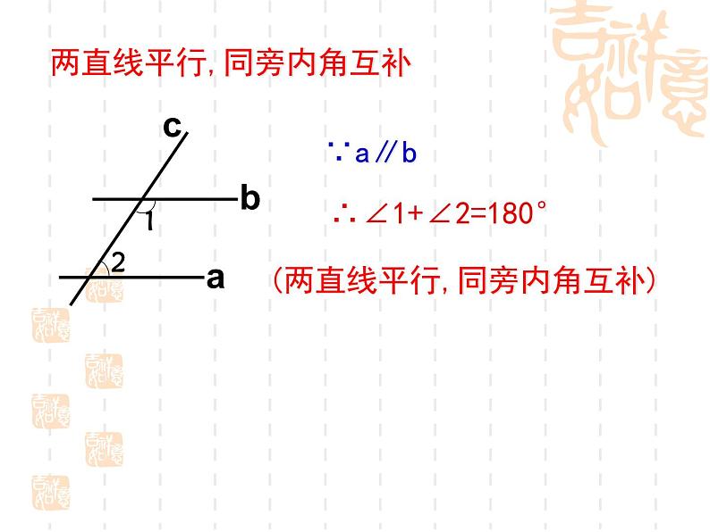 苏科版七年级下册数学课件 7.2探索平行线的性质第6页