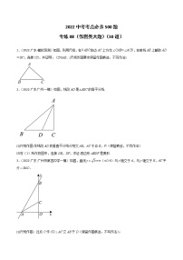 专练08（30题）（作图类大题）-2022中考数学考点必杀500题（广东专用）