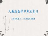 2022年人教版数学中考总复习-二轮专题复习：二次函数及其图象（课件）