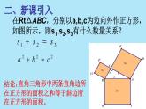 初中数学浙教版八上阅读材料-从勾股定理到图形面积关系的拓展部优课件