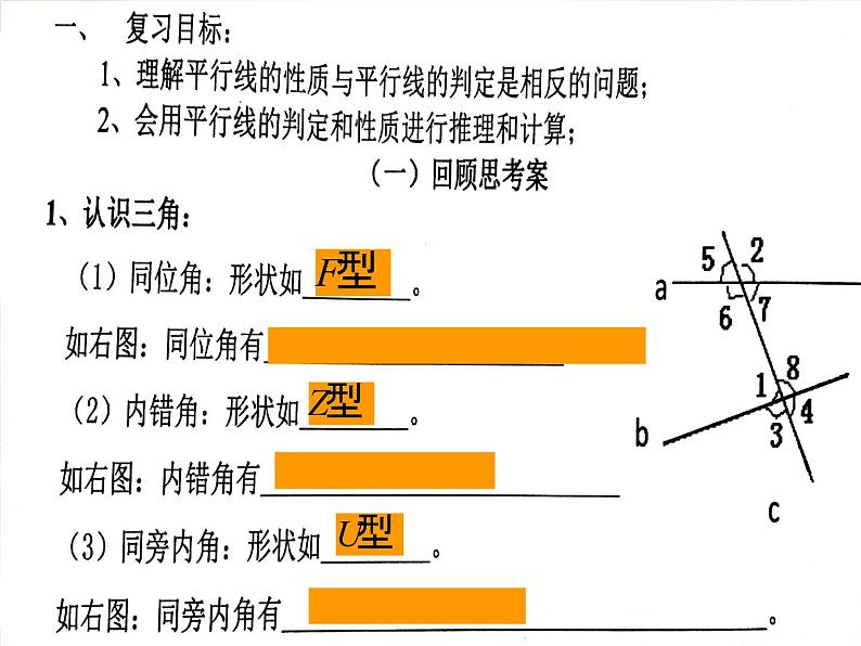 第二章平行线的性质与判定复习 课件PPT第2页