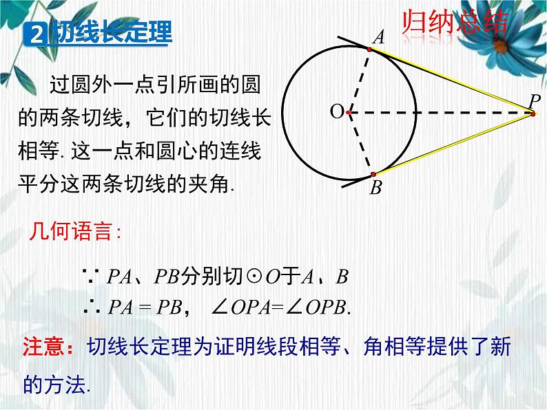 切线长定理 公开课课件第8页