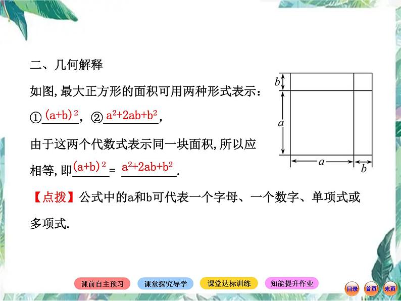 七年级下册 完全平方公式 优质课件第5页