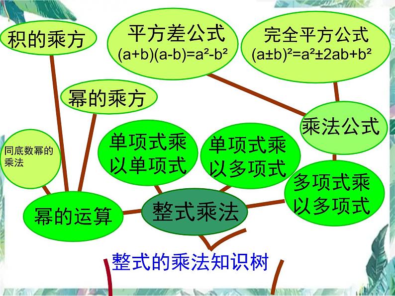 七年级下册 第一章《整式的乘除》复习课 公开课课件第4页