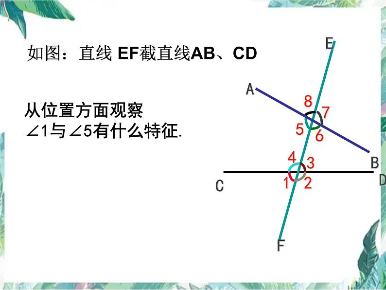 同位角、内错角、同旁内角 七年级数学专项复习课件PPT第5页