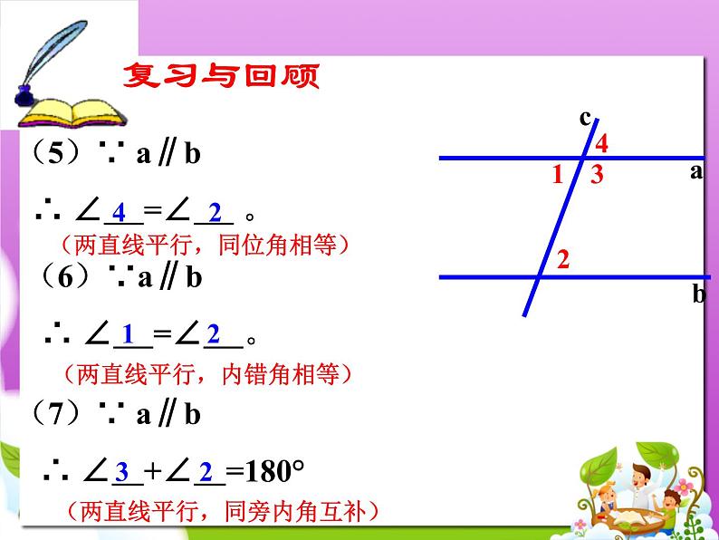 平行线判定与性质复习 优质课件第6页