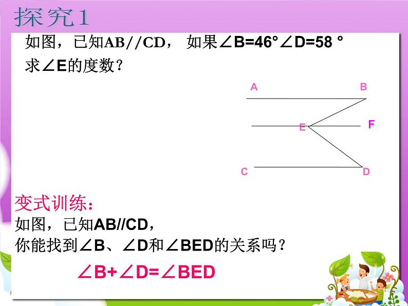 平行线判定与性质复习 优质课件第7页