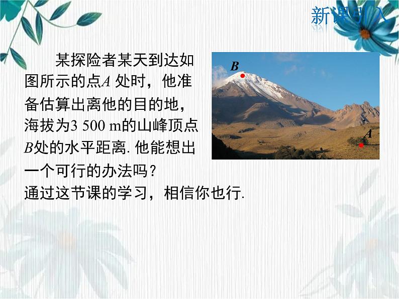 锐角三角函数复习 利用仰俯角解直角三角形课件PPT第4页