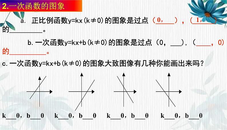 专题复习 一次函数复习  优质课件第7页