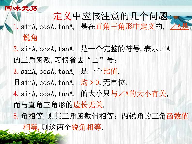 锐角三角函数复习 课件PPT第3页