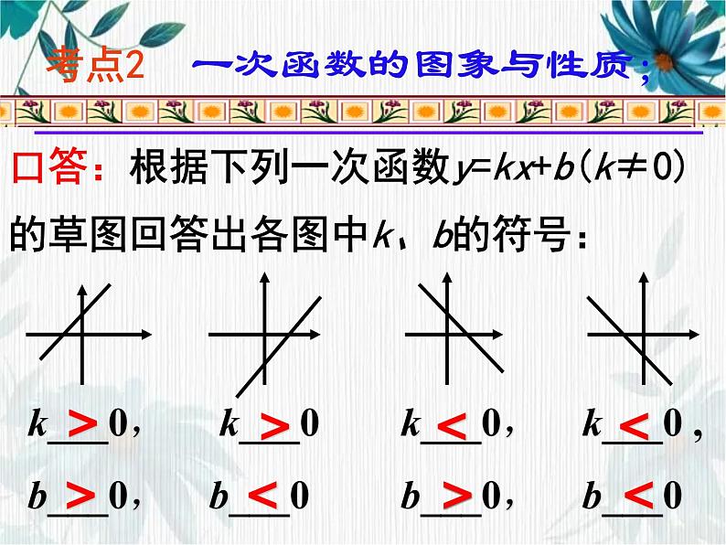 专题复习 一次函数复习课 优质课件06